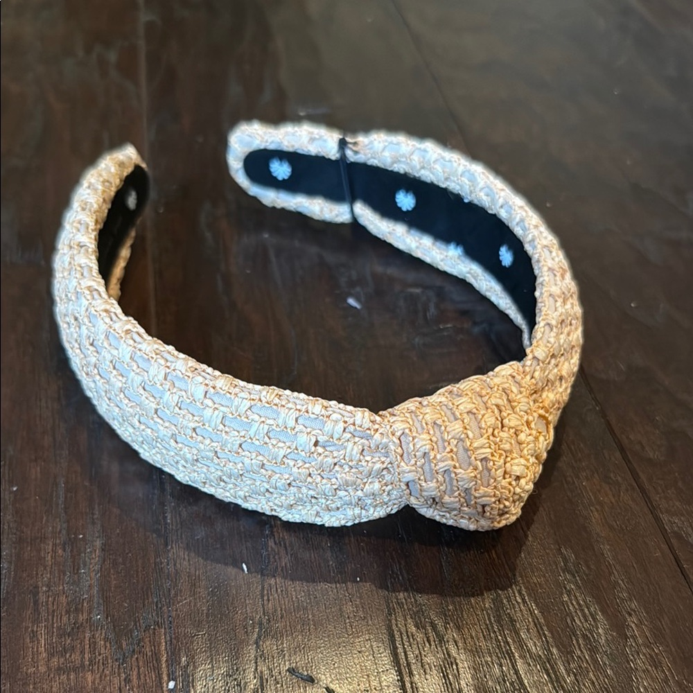 Lele Sadoughi Knotted Raffia Headband